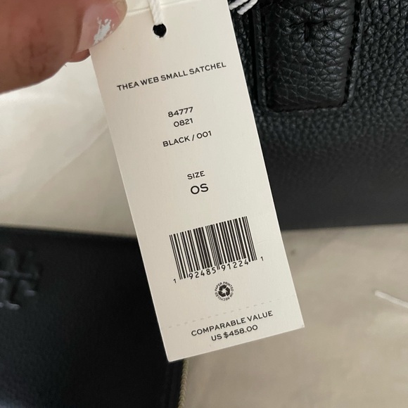 New Tory burch thea black satchel 🖤 - Picture 6 of 11
